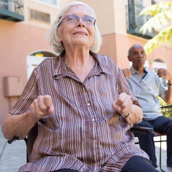 Exercise class at Fremont Community