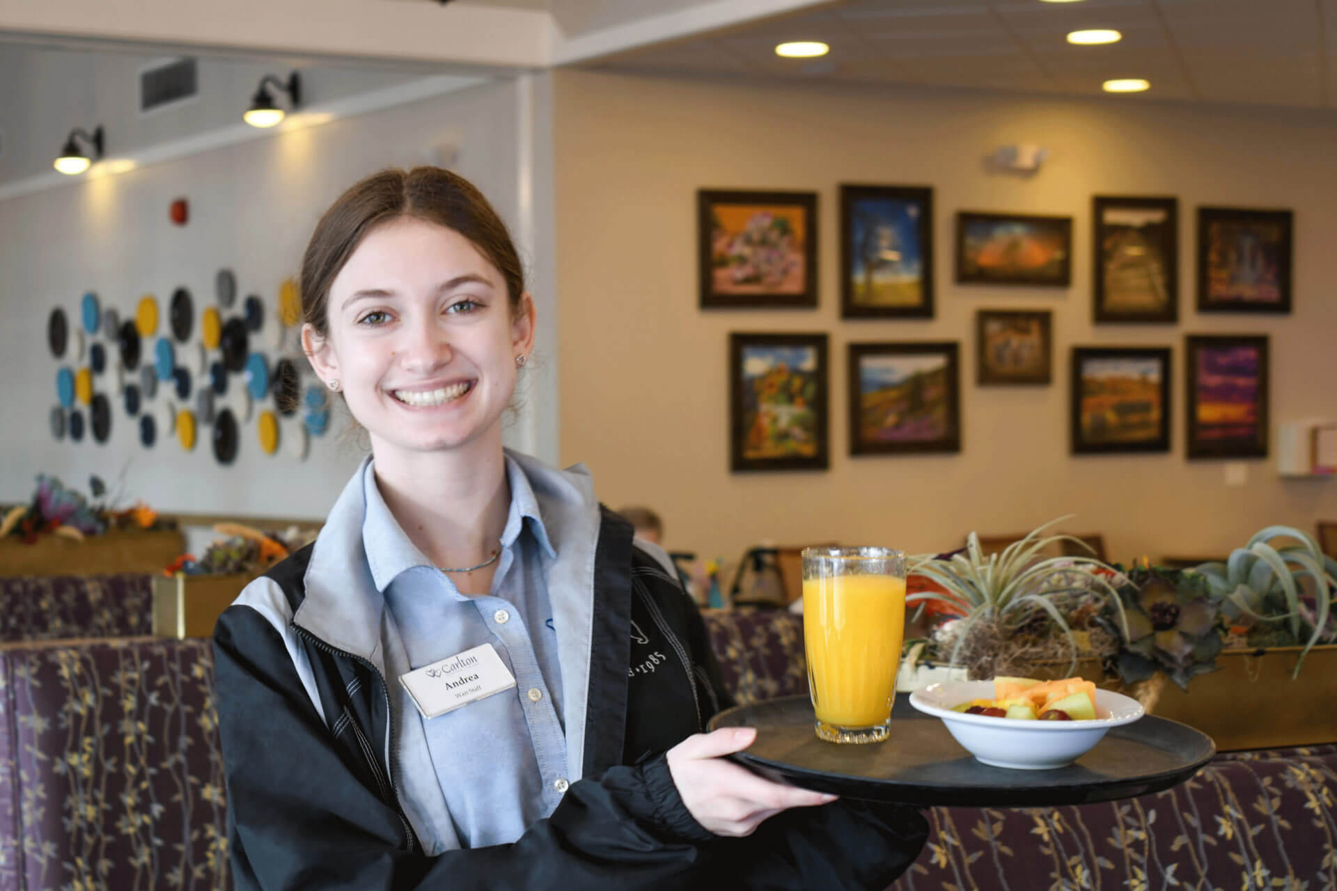 Andrea loves her work at Carlton Senior Living